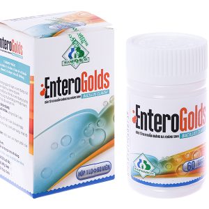 EnteroGolds trị và phòng ngừa rối loạn vi sinh đường ruột lọ 60 viên
