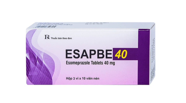 Esapbe 40 trị trào ngược dạ dày thực quản (3 vỉ x 10 viên)