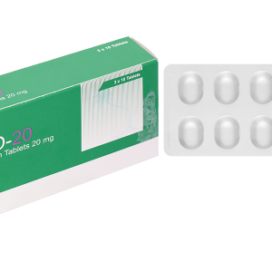 Eslo-20 trị trầm cảm, rối loạn lo âu (3 vỉ x 10 viên)