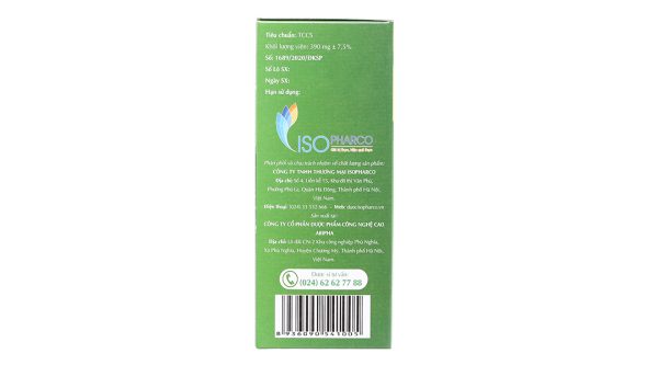 Esoca Iso hỗ trợ giảm triệu chứng cảm lạnh hộp 100 viên