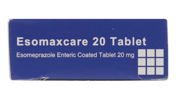 Esomaxcare 20 Tablet trị loét dạ dày, tá tràng (3 vỉ x 10 viên)