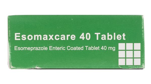 Esomaxcare 40 Tablet trị trào ngược dạ dày, thực quản (3 vỉ x 10 viên)