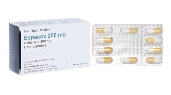 Espacox 200mg giảm đau, kháng viêm xương khớp (3 vỉ x 10 viên)
