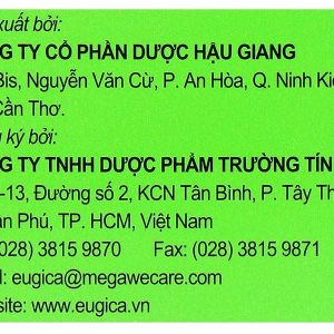 Eugica Fort điều trị các chứng ho, đau họng, sổ mũi (10 vỉ x 10 viên)
