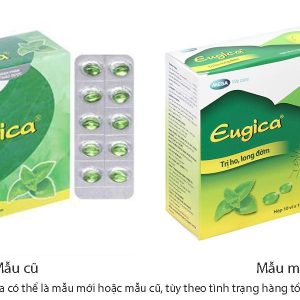 Eugica trị ho, đau họng, sổ mũi, cảm cúm, long đàm (10 vỉ x 10 viên)