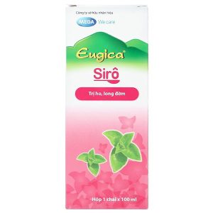 Eugica Sirô điều trị ho có đờm, ho mất tiếng, viêm đau họng chai 100ml