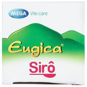 Eugica Sirô điều trị ho có đờm, ho mất tiếng, viêm đau họng chai 100ml