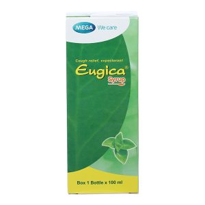 Eugica Sirô điều trị ho có đờm, ho mất tiếng, viêm đau họng chai 100ml