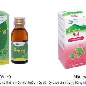 Eugica Sirô điều trị ho có đờm, ho mất tiếng, viêm đau họng chai 100ml