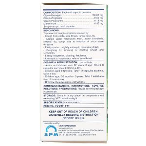 Eugintol Fort điều trị các chứng ho do đau họng, sổ mũi, cảm cúm (10 vỉ x 10 viên)