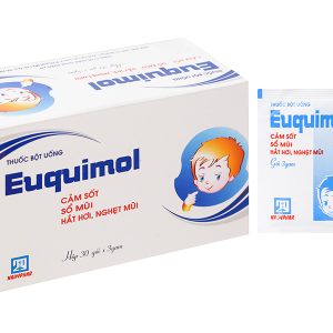 Thuốc bột Euquimol trị cảm sốt, sổ mũi do dị ứng thời tiết (30 gói x 3g)
