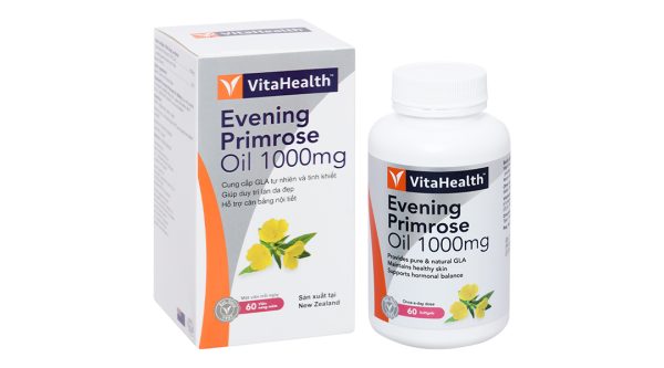 Evening Primrose Oil 1000mg hỗ trợ tăng cường nội tiết tố nữ hộp 60 viên