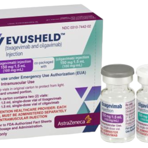 Dung dịch tiêm Evusheld 150mg/1.5ml dự phòng và điều trị Covid-19 (2 lọ x 1.5ml)