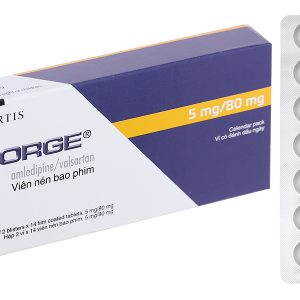 Exforge 5mg/80mg trị tăng huyết áp vô căn (2 vỉ x 14 viên)