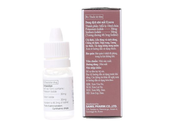 Dung dịch nhỏ mắt Eyaren trị đục thủy tinh thể chai 10ml