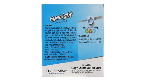 Dung dịch nhỏ mắt Eyelight trị đỏ mắt, ngứa mắt chai 10ml
