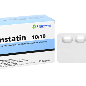 Ezenstatin 10/10 trị tăng cholesterol máu (4 vỉ x 7 viên)