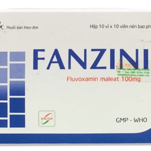 Fanzini 100mg trị cơn trầm cảm, rối loạn xung lực cưỡng bức ám ảnh (10 vỉ x 10 viên)