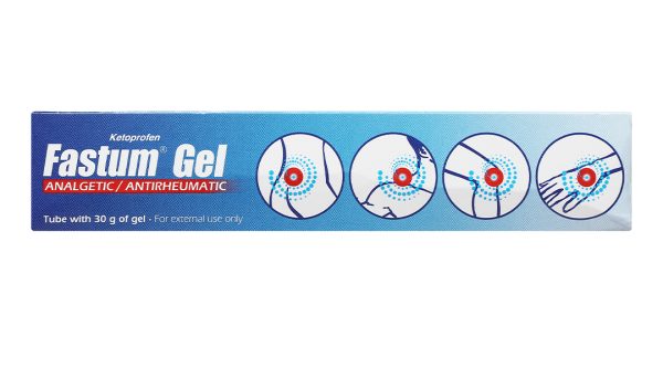 Fastum Gel 2.5% giảm đau, kháng viêm xương khớp tuýp 30g