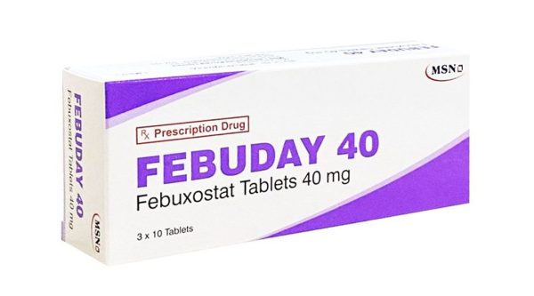 Febuday 40 điều trị chứng tăng acid uric huyết (3 vỉ x 10 viên)