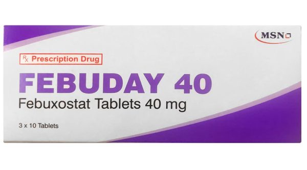 Febuday 40 điều trị chứng tăng acid uric huyết (3 vỉ x 10 viên)