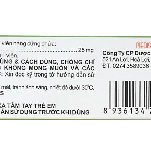 Fellaini 25mg điều trị vẩy nến và bệnh ngoài da (3 vỉ x 10 viên)