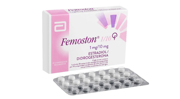 Femoston Abbott 1mg/10mg trị thiếu hụt nội tiết tố nữ estrogen (1 vỉ x 28 viên)