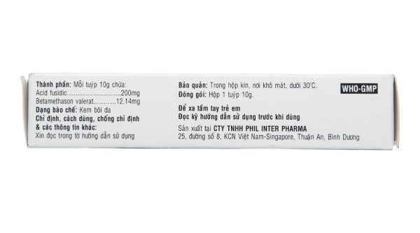 Kem bôi Fendexi Forte trị bệnh viêm da do nhiễm khuẩn tuýp 10g