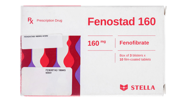Fenostad 160 trị rối loạn mỡ máu (3 vỉ x 10 viên)