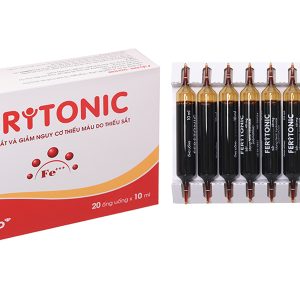 Dung dịch Feritonic bổ sung sắt, giảm nguy cơ thiếu máu hộp 20 ống x 10ml