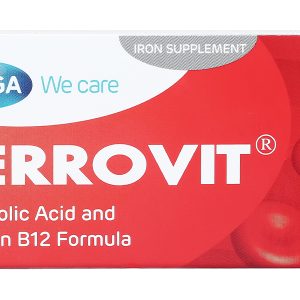 Ferrovit bổ sung sắt và axit folic, trị thiếu máu (5 vỉ x 10 viên)