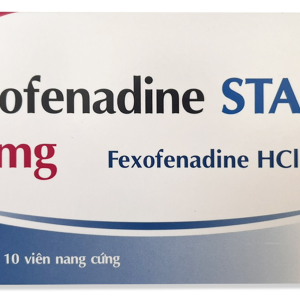 Fexofenadine Stada 60mg trị triệu chứng viêm mũi dị ứng, mày đay (1 vỉ x 10 viên)