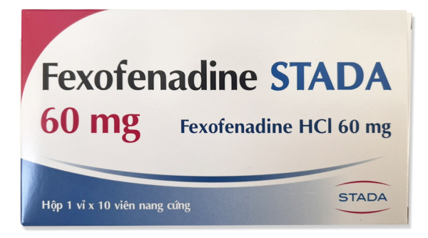 Fexofenadine Stada 60mg trị triệu chứng viêm mũi dị ứng, mày đay (1 vỉ x 10 viên)