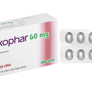 Fexophar 60mg trị viêm mũi dị ứng, dị ứng da, nổi mề đay (5 vỉ x 10 viên)