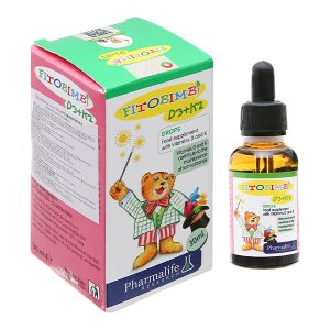 Siro Fitobimbi D3+K2 hỗ trợ hấp thu canxi cho bé chai 30ml
