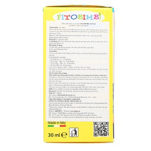 Siro Fitobimbi Sonno giúp bé ngủ ngon chai 30ml
