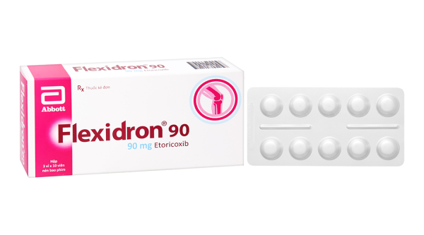 Flexidron 90 giảm đau, kháng viêm xương khớp (3 vỉ x 10 viên)
