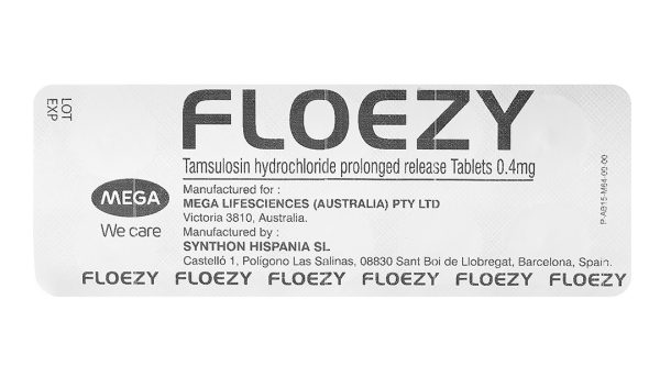 Floezy 0.4mg trị phì đại tuyến tiền liệt (3 vỉ x 10 viên)