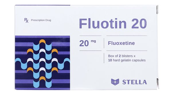 Fluotin 20 trị trầm cảm, rối loạn tiền kinh nguyệt (2 vỉ x 10 viên)