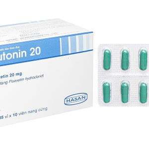 Flutonin 20 trị trầm cảm, rối loạn lưỡng cực (5 vỉ x 10 viên)