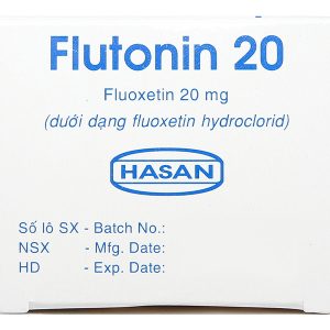 Flutonin 20 trị trầm cảm, rối loạn lưỡng cực (5 vỉ x 10 viên)