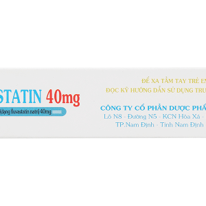 Fluvastatin MD Pharco 40mg trị rối loạn mỡ máu (3 vỉ x 10 viên)