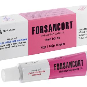 Kem bôi Forsancort trị các bệnh viêm da tiếp xúc tuýp 15g