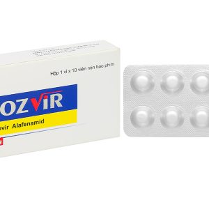 Fozvir 25mg trị viêm gan B (1 vỉ x 10 viên)