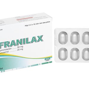 Franilax trị phù, tăng huyết áp (3 vỉ x 10 viên)