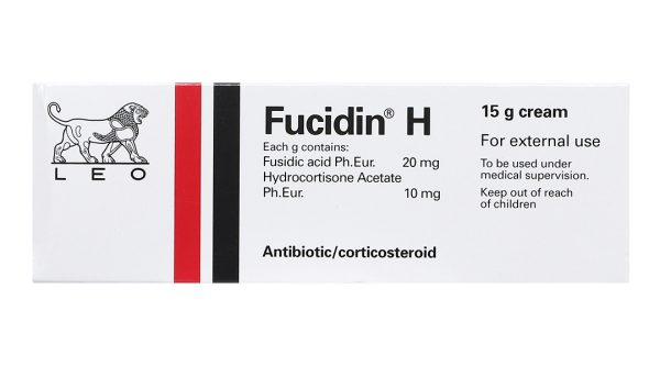 Kem bôi Fucidin H trị viêm da tuýp 15g