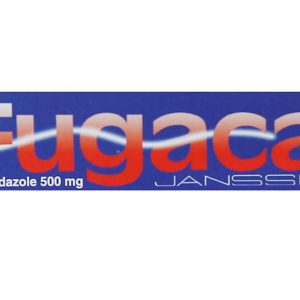 Viên nhai Fugacar vị sô cô la 500mg trị giun đường ruột (1 vỉ x 1 viên)