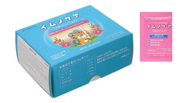 Cốm Fujina Immuno Care hỗ trợ tăng đề kháng, giảm nguy cơ viêm hô hấp hộp 15 gói x 2g