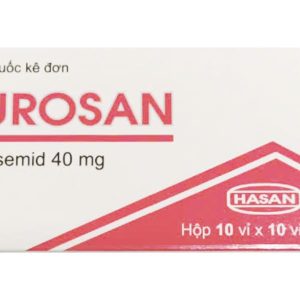 Furosan 40mg trị tình trạng phù trong suy tim sung huyết (10 vỉ x 10 viên)