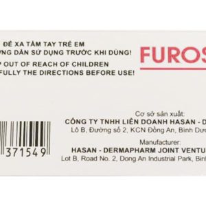 Furosan 40mg trị tình trạng phù trong suy tim sung huyết (10 vỉ x 10 viên)